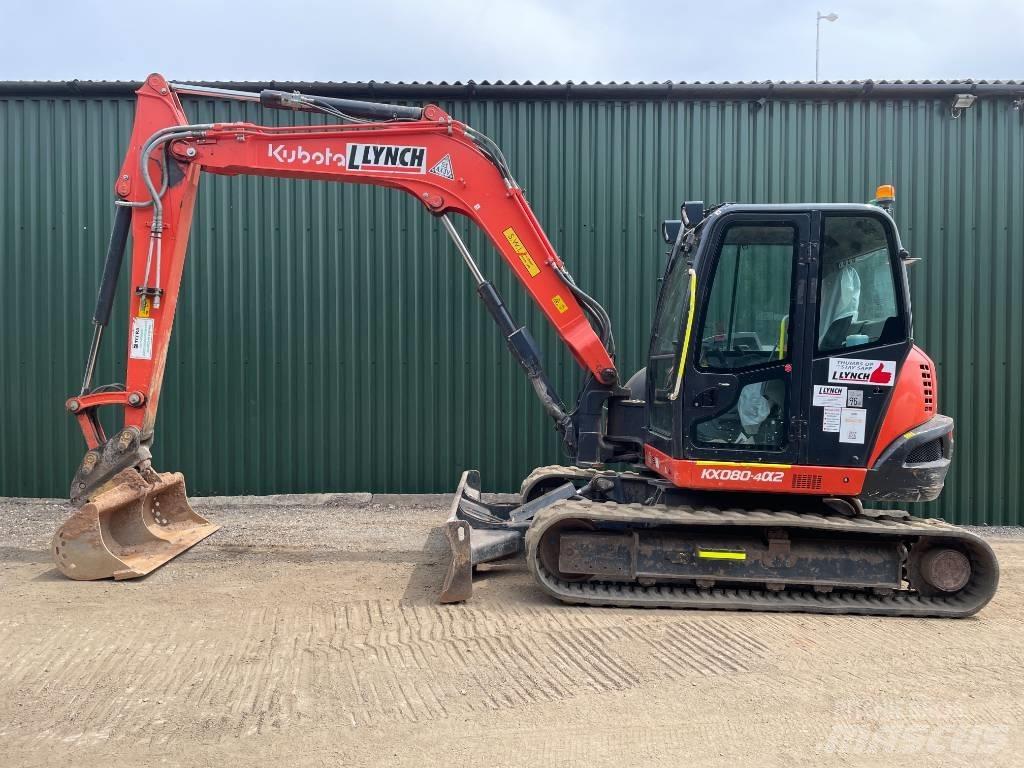Kubota KX 080 Midigravere 7 - 12t
