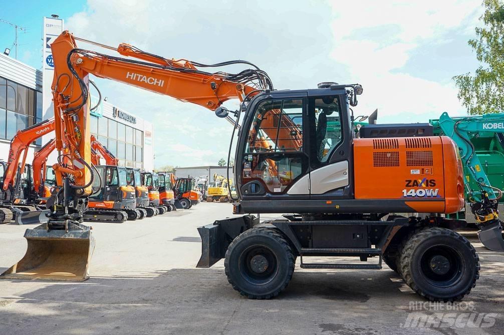 Hitachi ZX 140 W-6 Hjulgravere
