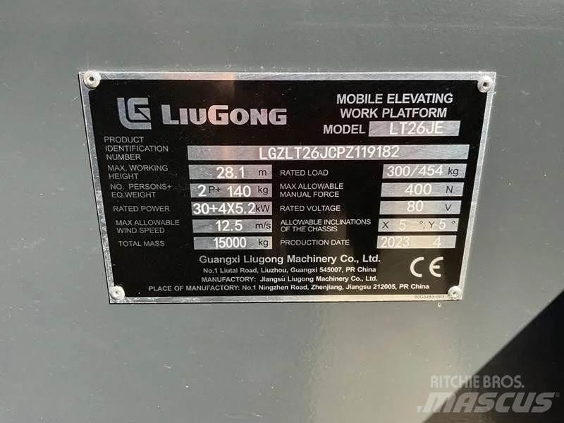 LiuGong LT26JE-li Leddede bomlifter