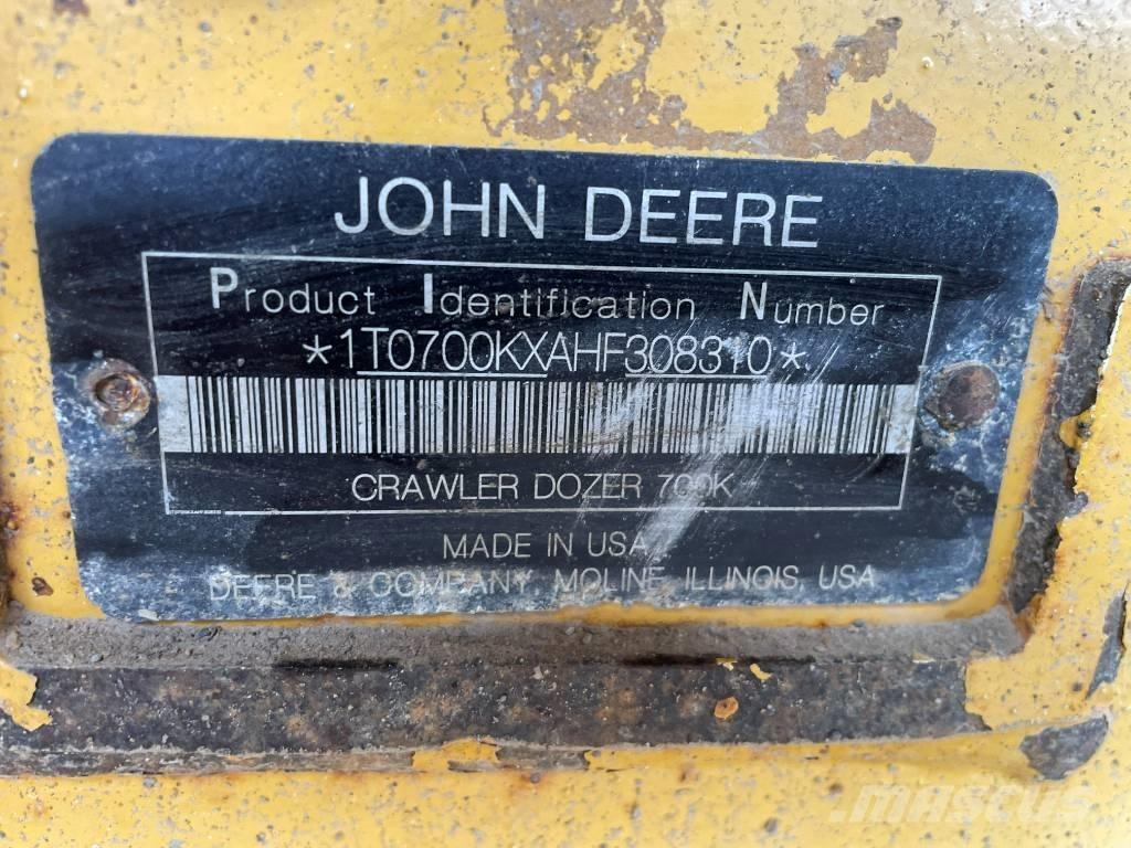 John Deere 700 KLGP Dozere Beltegående