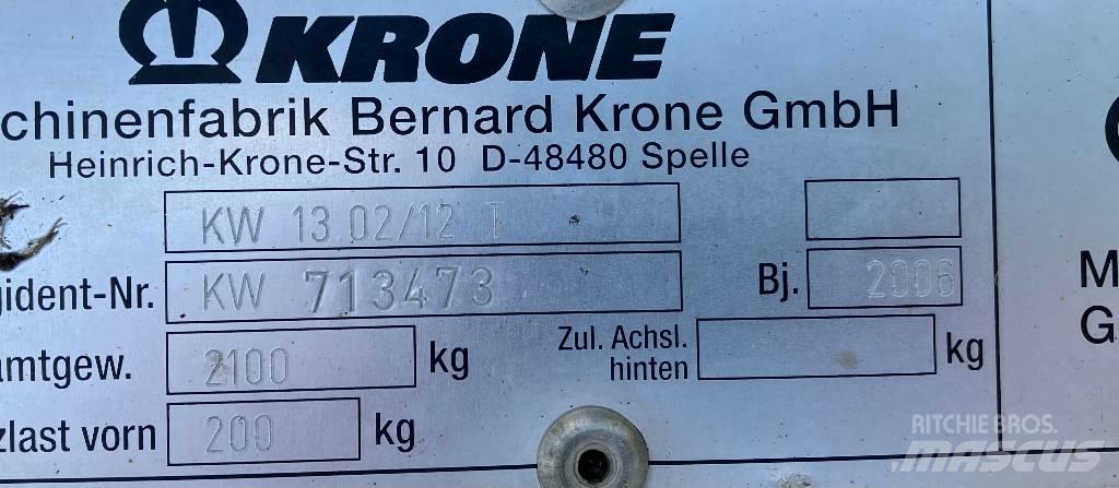 Krone KW 13.02/12 T Raker og høyvendere