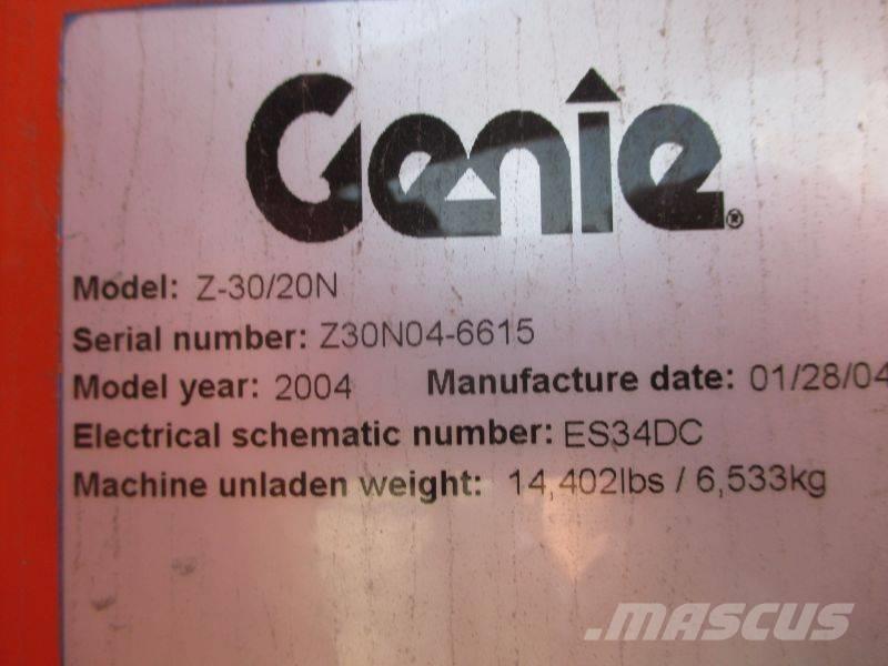 Genie Z 30/20 N Leddede bomlifter