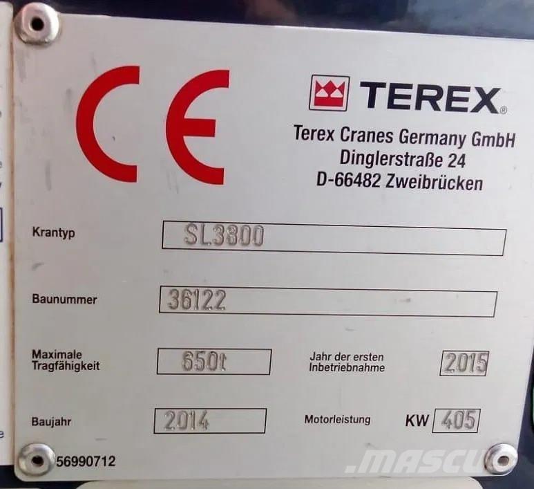 Terex SL 3800 Beltegående Kran