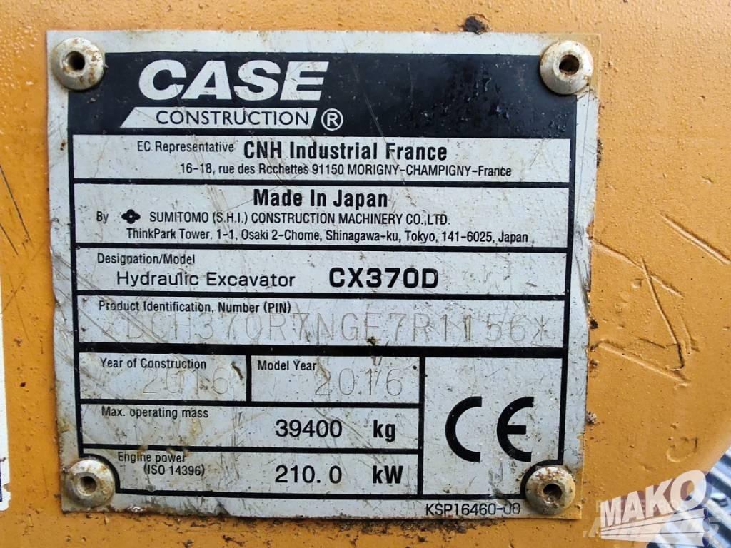 CASE CX 370 Beltegraver