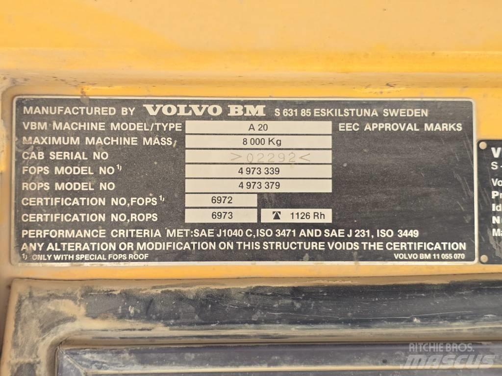 Volvo BM A 20 Mini dumpere