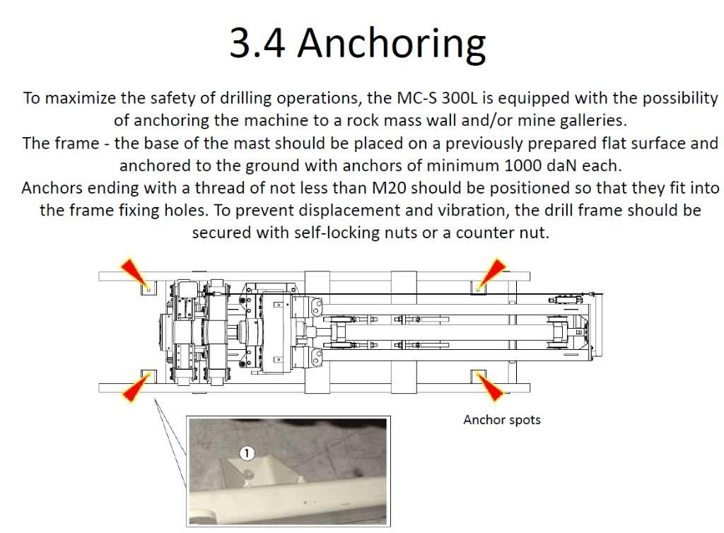 Comacchio MCS 300L Underjords-gruve- og tunnelborerigger