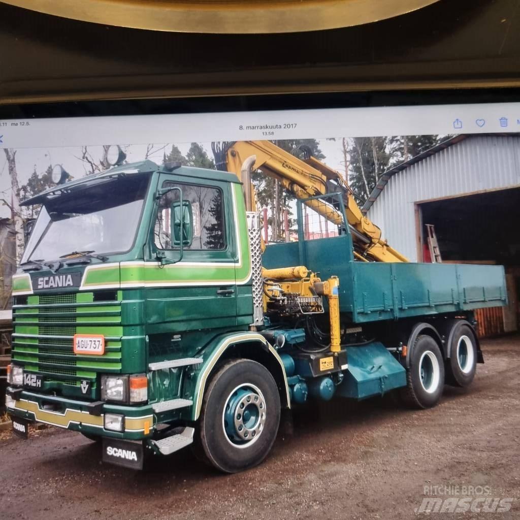 Scania R 142 HL Kabelløft lastebiler