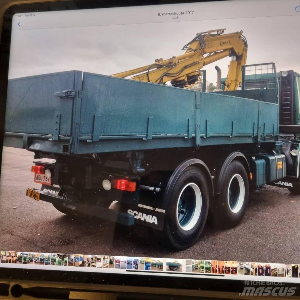 Scania R 142 HL Kabelløft lastebiler