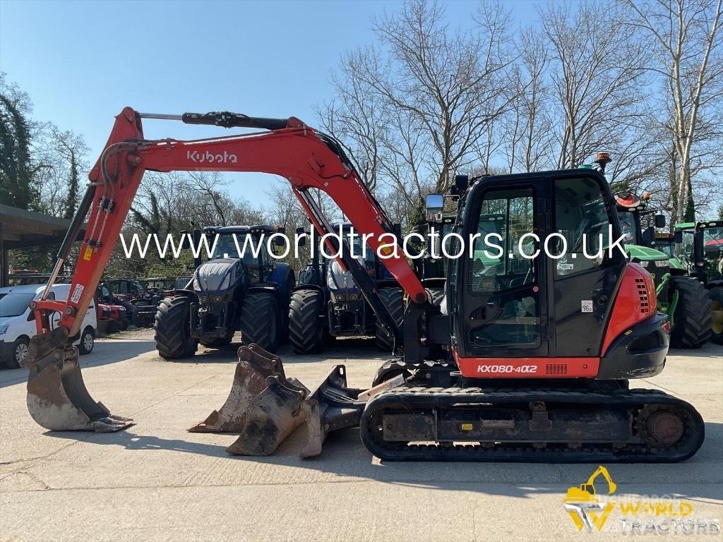Kubota KX 080-4 Midigravere 7 - 12t