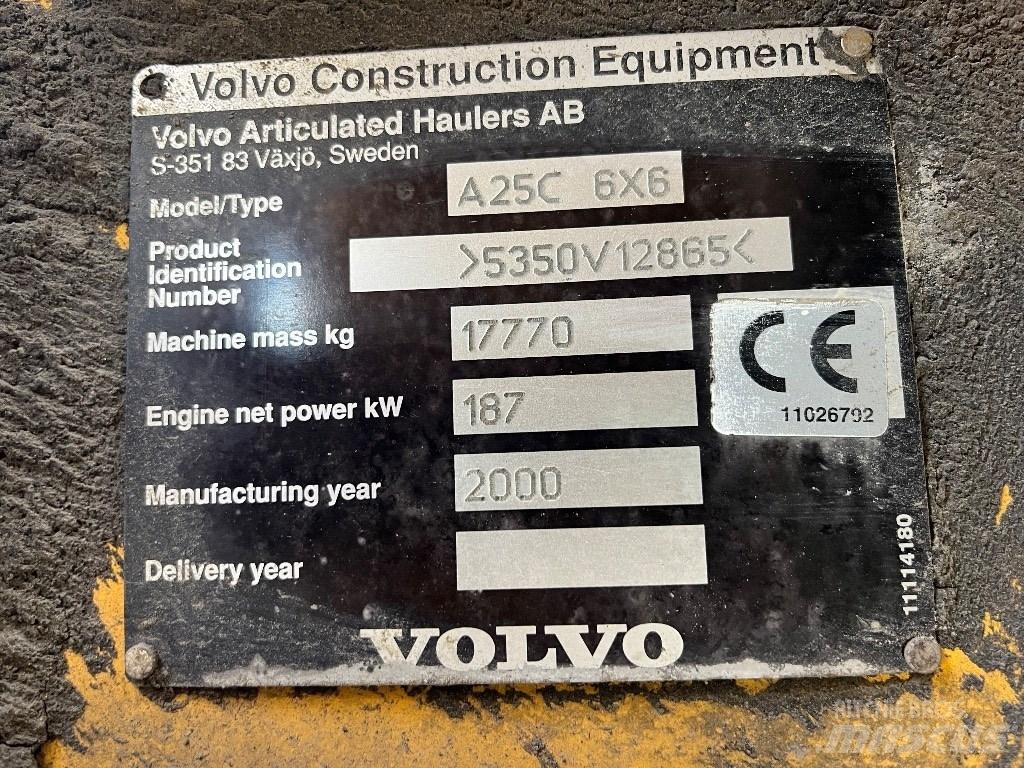 Volvo A25c Rammestyrte Dumpere
