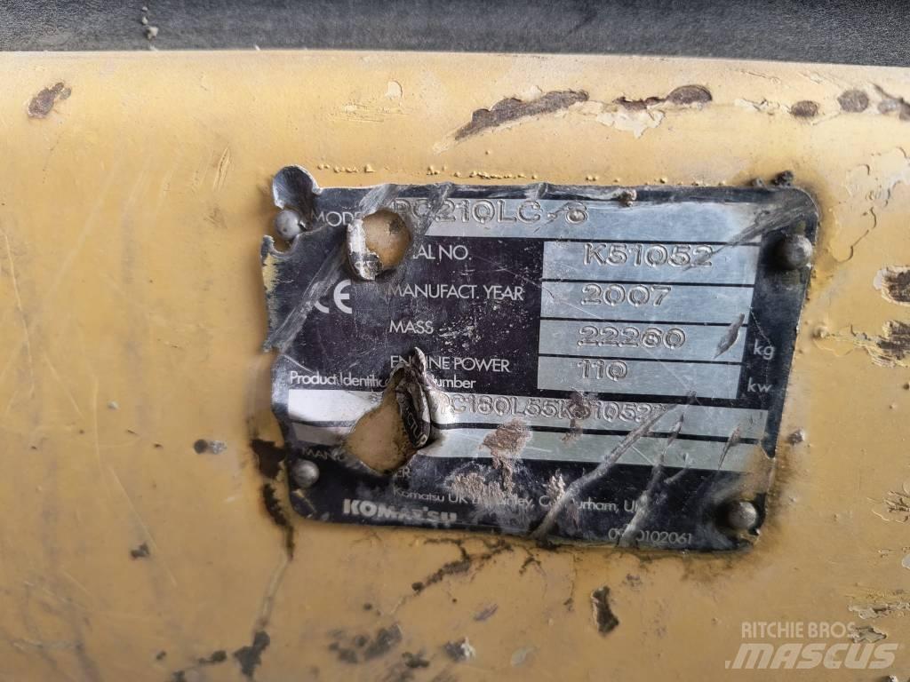 Komatsu 210 LC Beltegraver