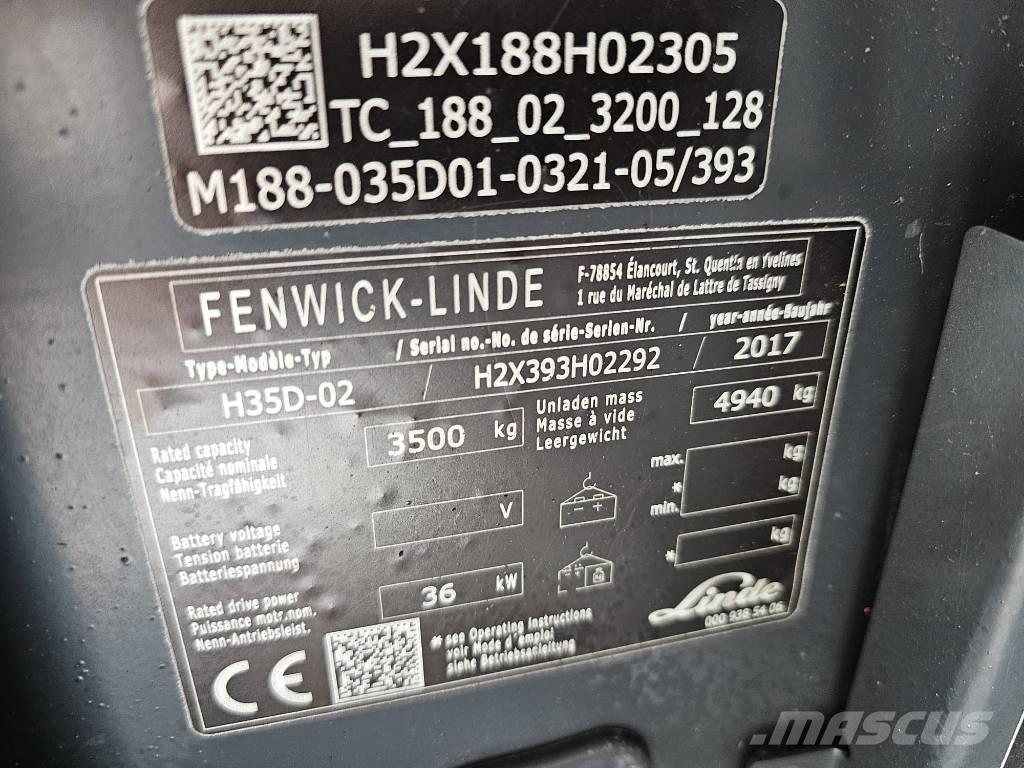 Linde H35D-02 Diesel Trucker