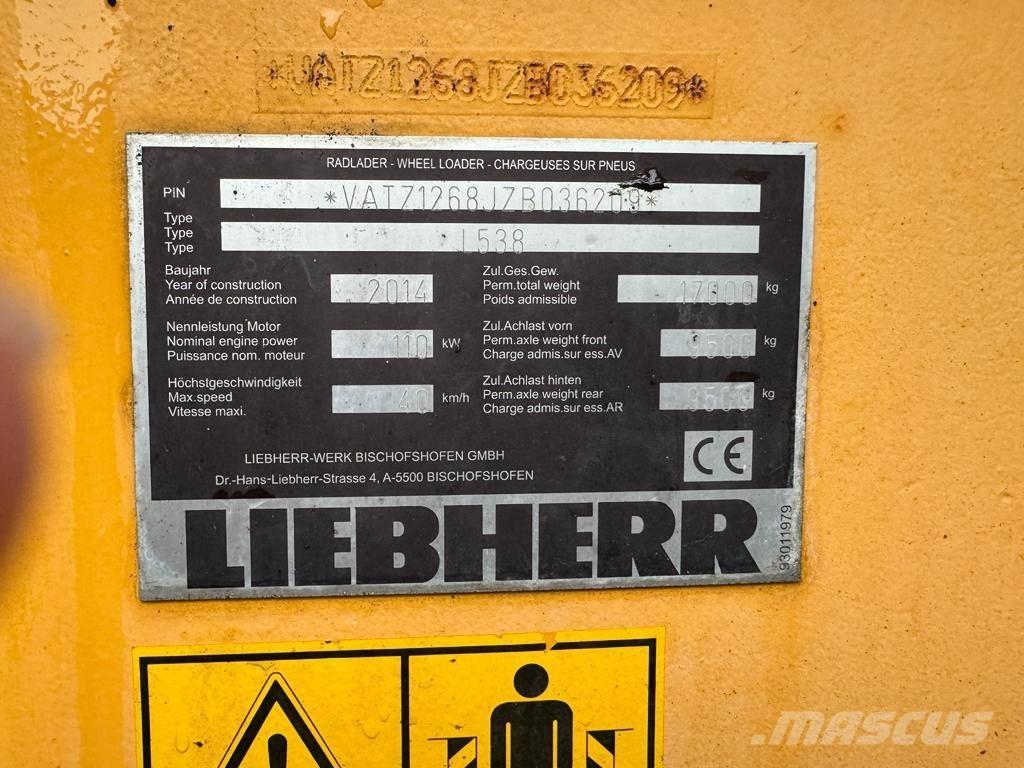Liebherr L 538 Hjullastere