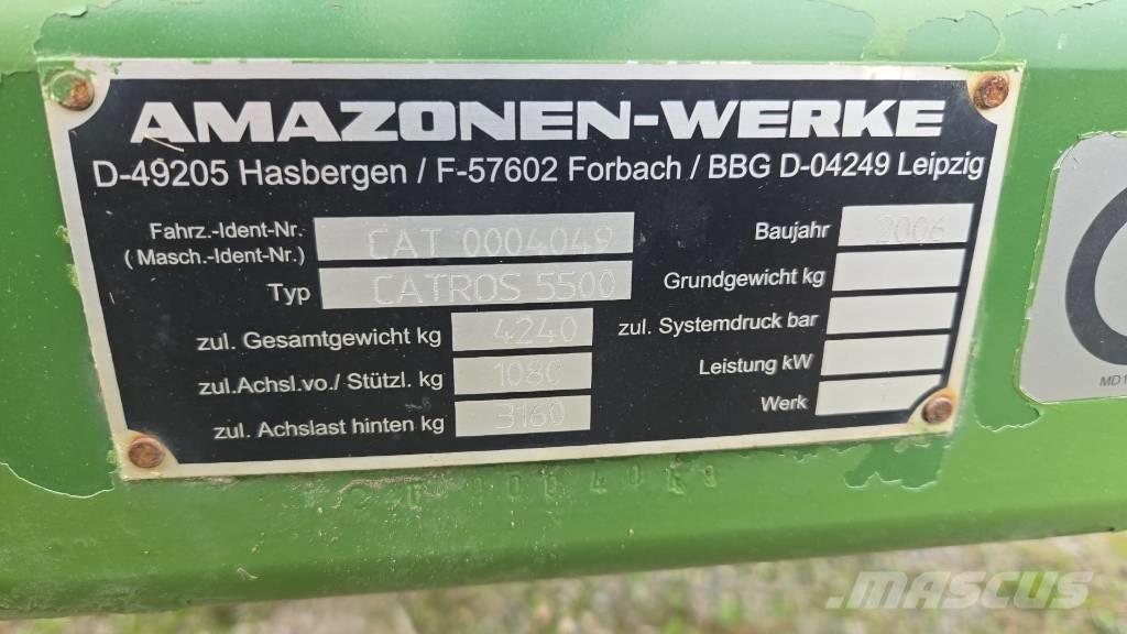 Amazone Catros 5500 Skålharver
