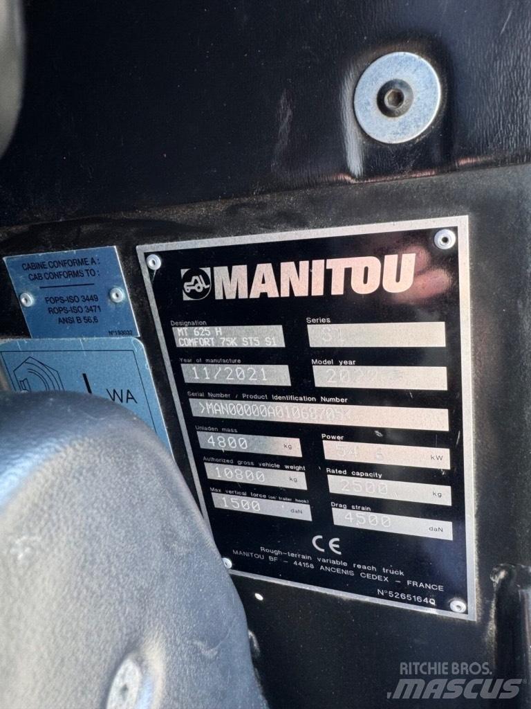 Manitou MT625H Teleskoplastere