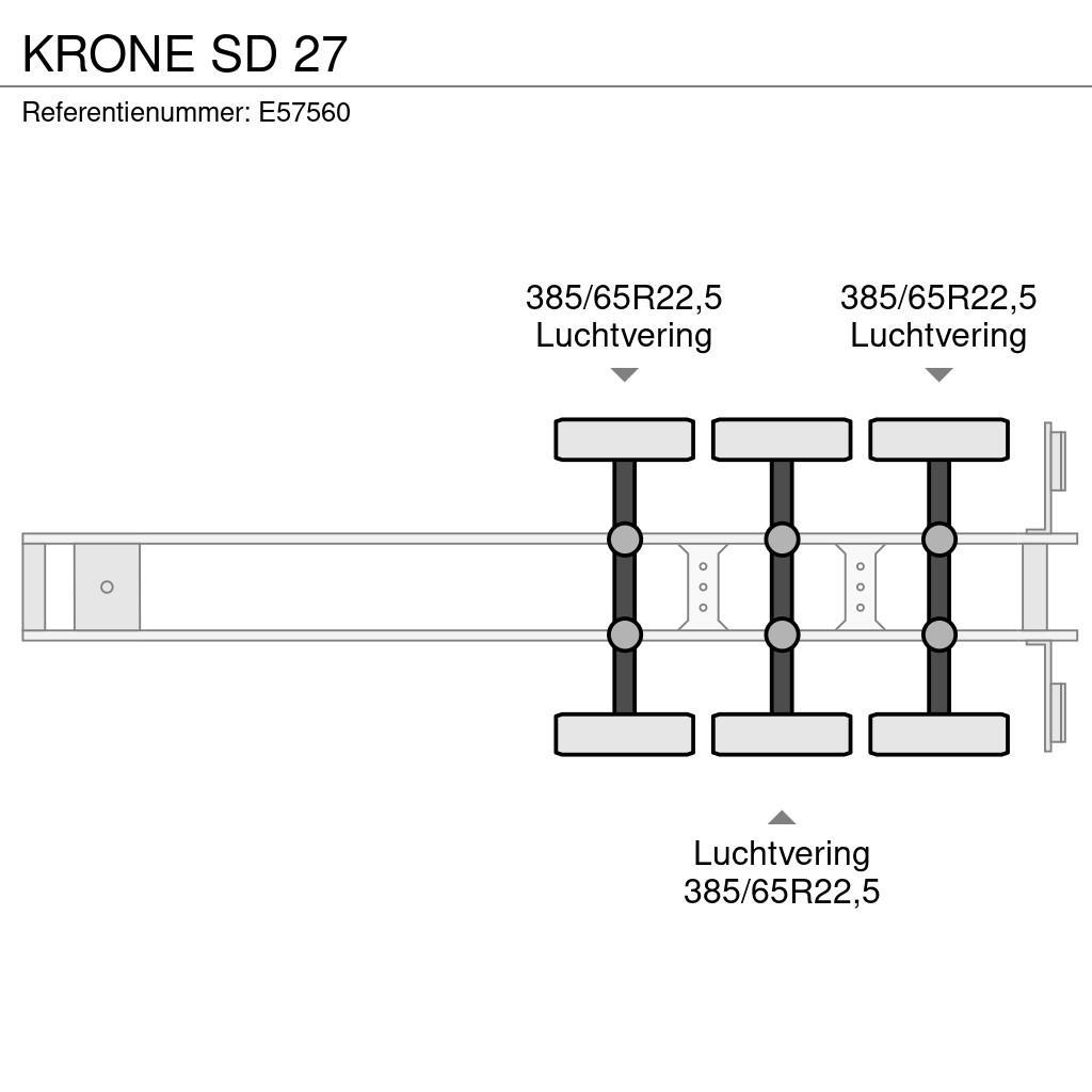 Krone SD 27 Gardintrailer