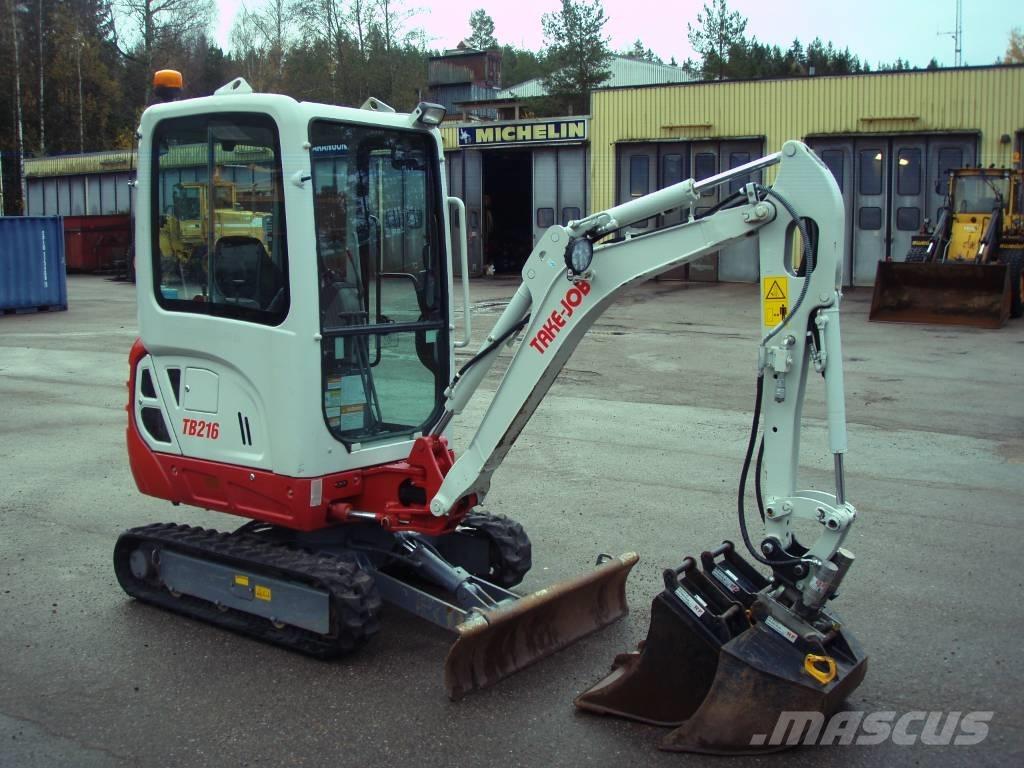 Takeuchi TB 216 Minigravere <7t