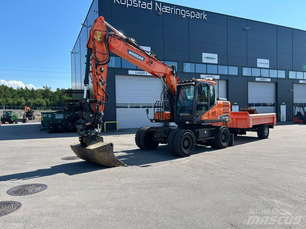 Doosan DX 140 W-5 Hjulgravere