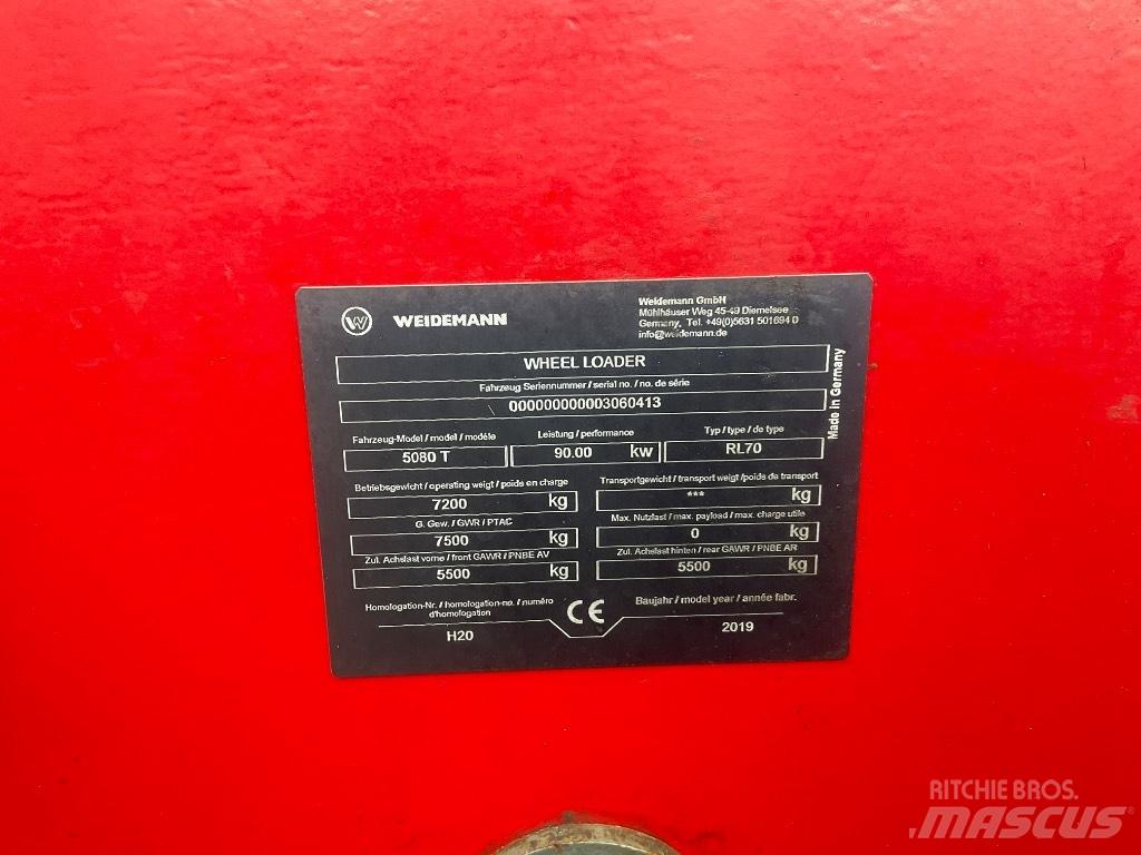 Weidemann 5080T Teleskophjullastere