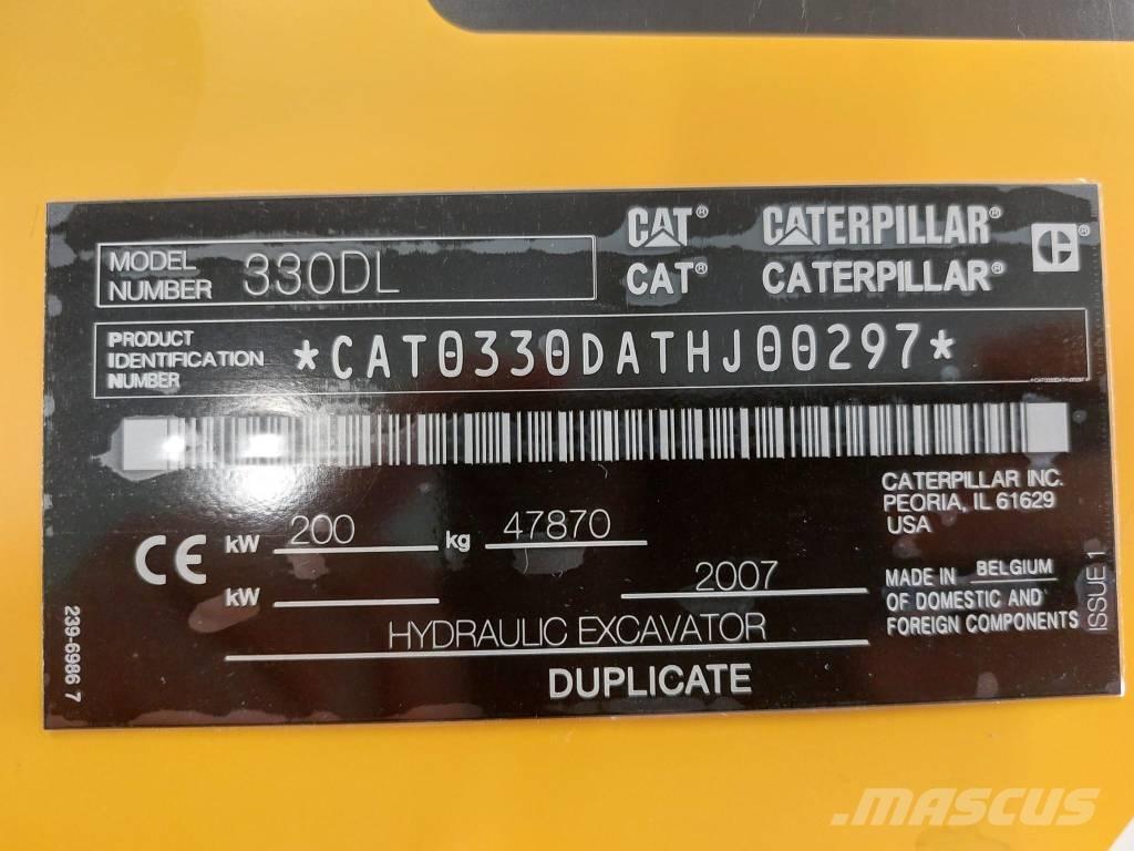 CAT 330DL UHD Gravemaskiner for riving