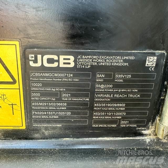 JCB 535V125 Teleskoplastere