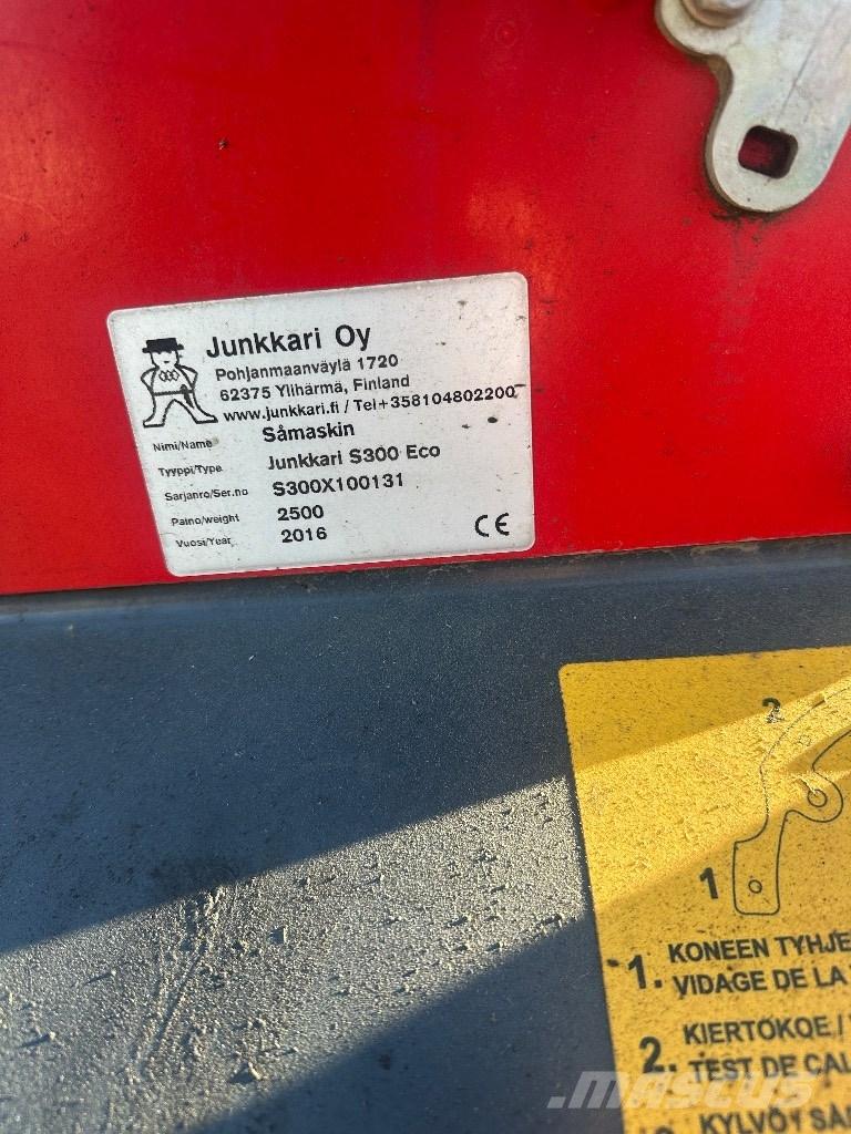 Junkkari S300 Eco Kombinerte såmaskiner