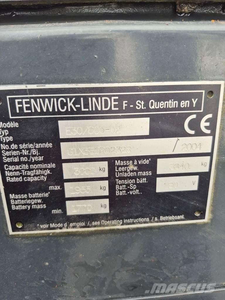 Linde e30/600-02 Elektriske trucker
