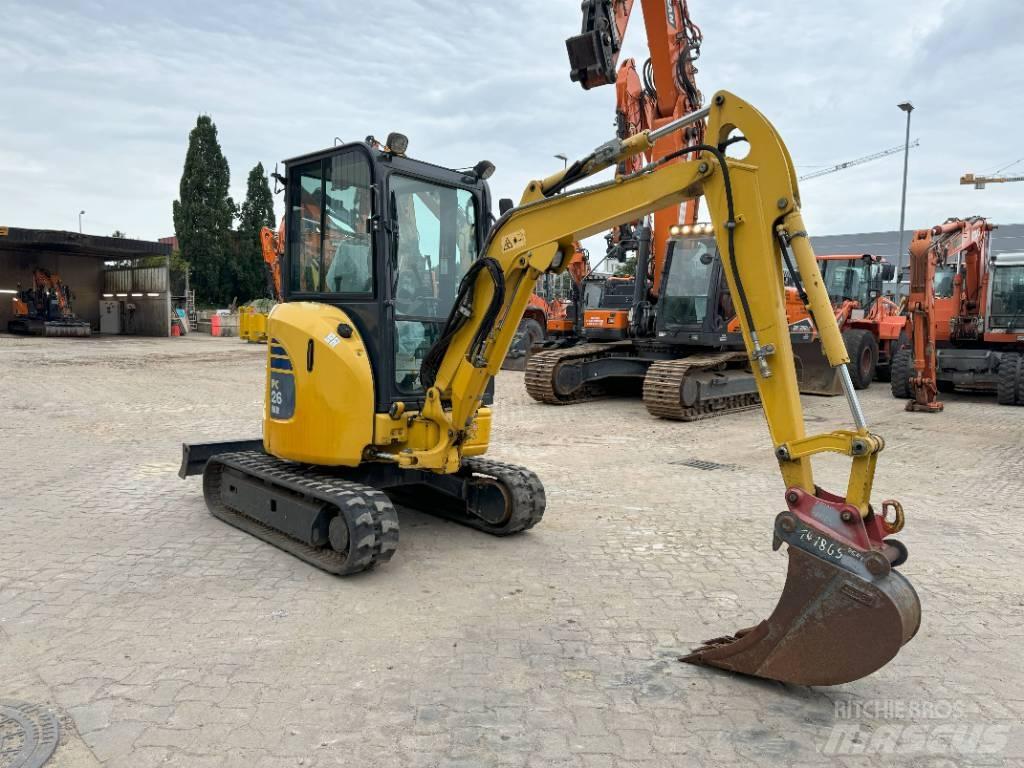 Komatsu PC26MR-3 Minigravere <7t
