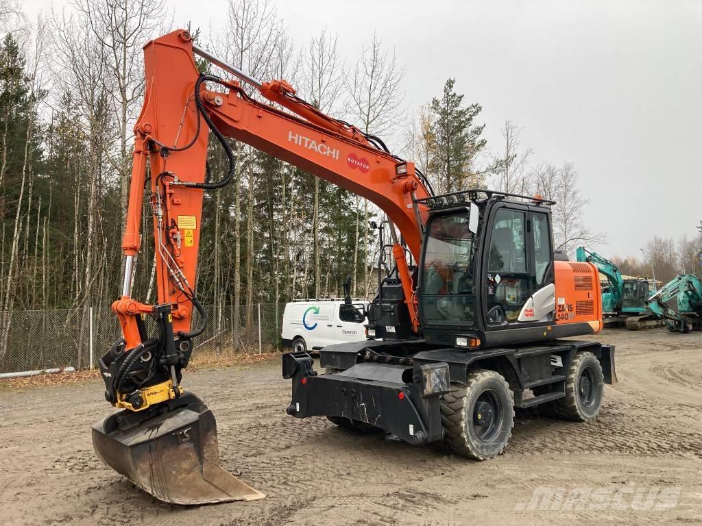 Hitachi ZX 140 W-5B Hjulgravere