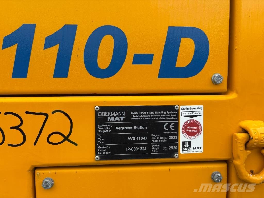 Bauer MAT AVS110-D Anlegg - Annet