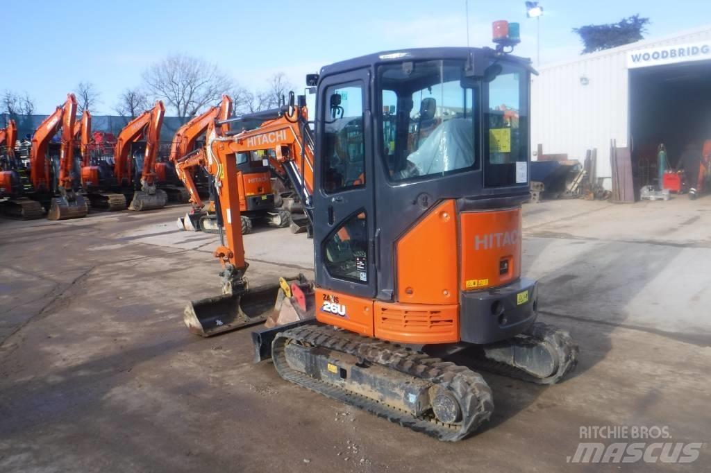 Hitachi ZX 26 U-6 Minigravere <7t
