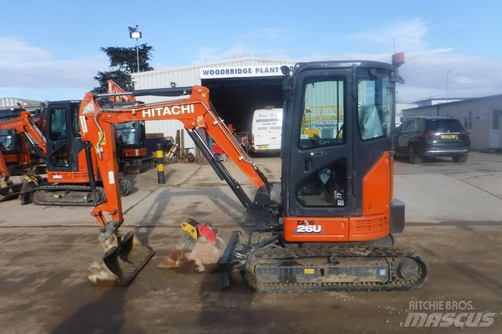Hitachi ZX 26 U-6 Minigravere <7t