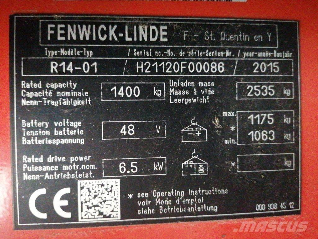 Linde R14-01 Skyvemasttruck