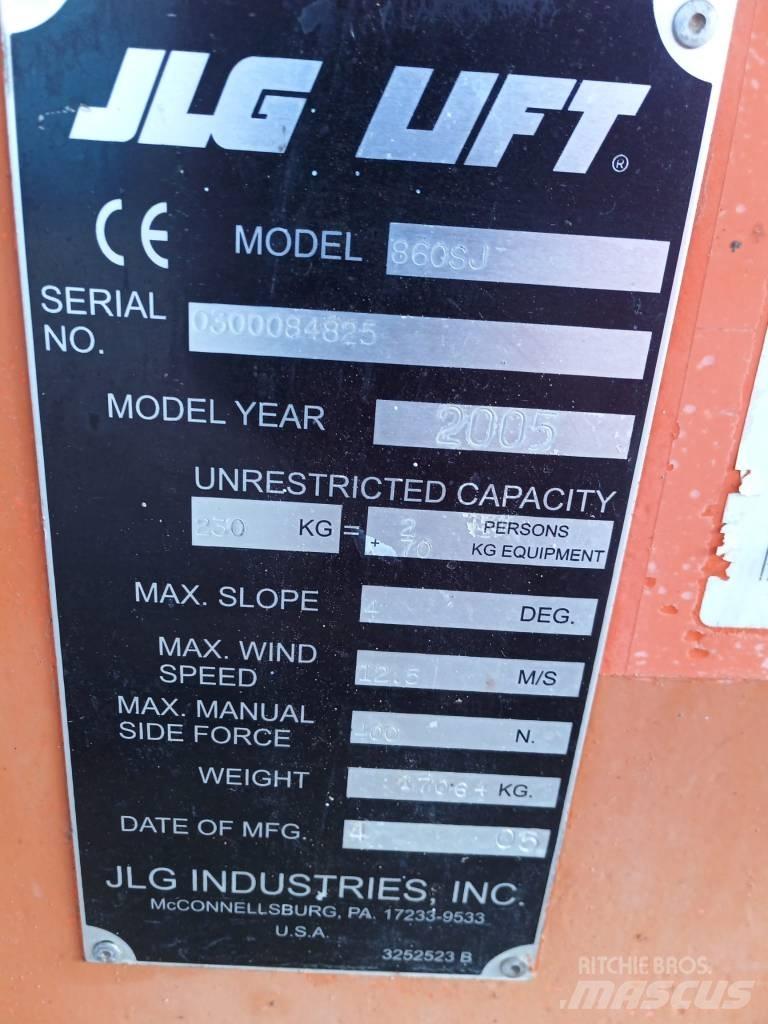 JLG 860 SJ Teleskop bomlifter