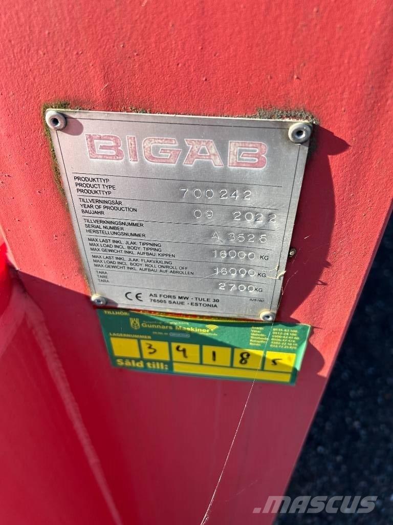 Bigab 242 SCHAKTFLAK Containerhenger