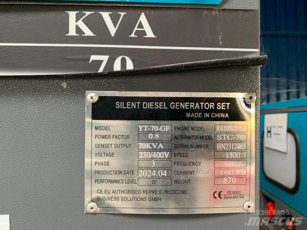  YT 70GF Diesel Generatorer