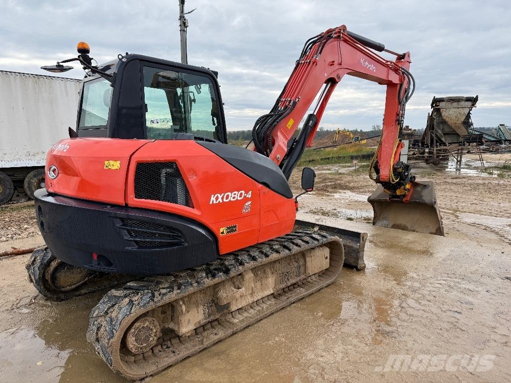 Kubota KX 080-4 Minigravere <7t