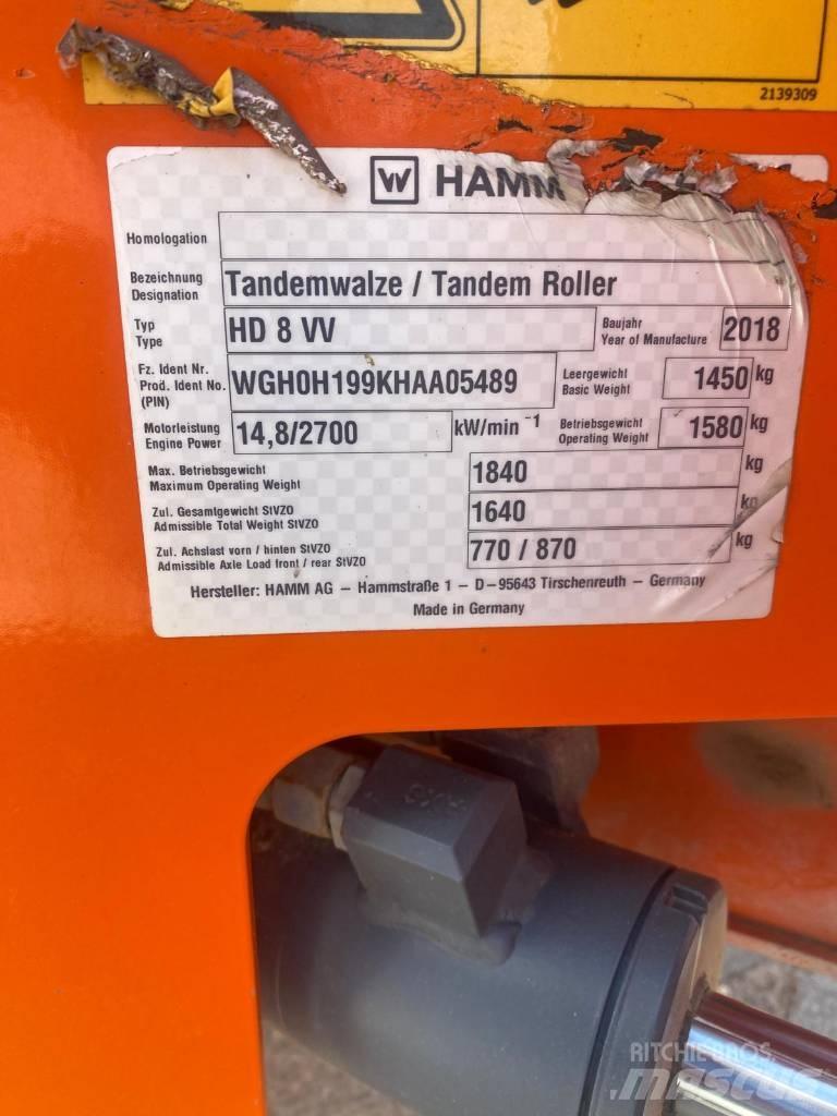 Hamm HD8VV Tandem Valser