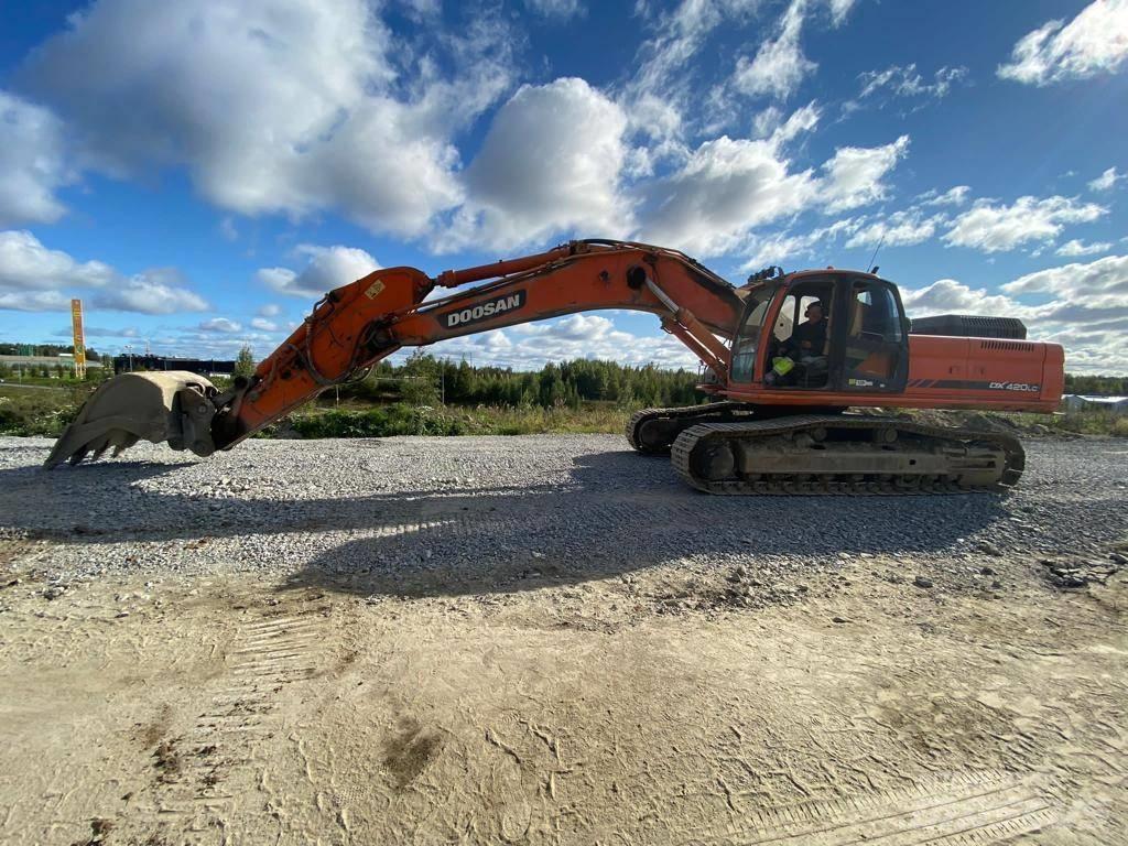 Doosan DX420LC Beltegraver