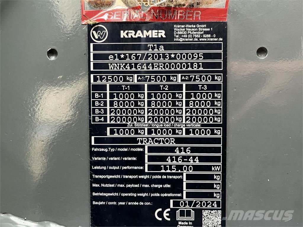 Kramer KT557 Teleskoplastere for Landbruk