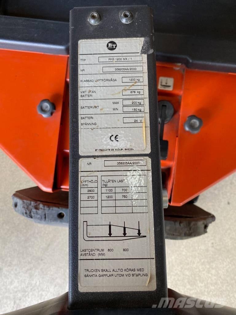 BT PPS 1200 MX / 1 Ledestablere