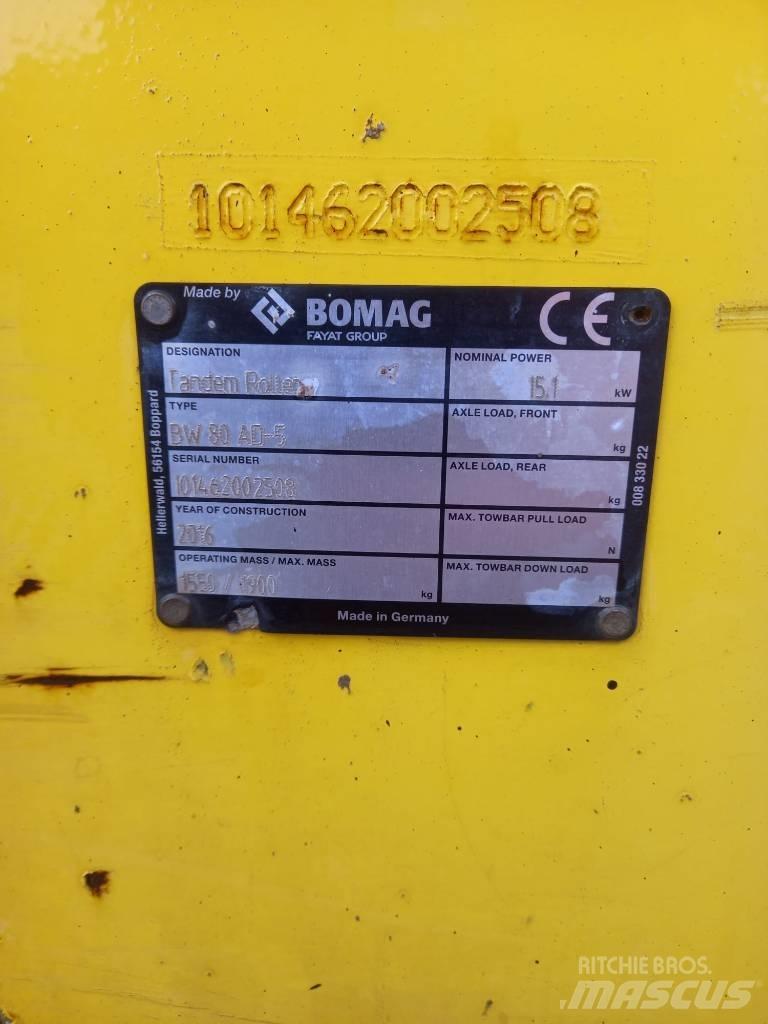 Bomag BW 80 AD-5 Tandem Valser