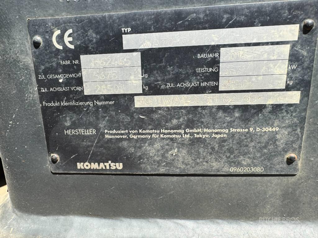 Komatsu WA70-7 Hjullastere