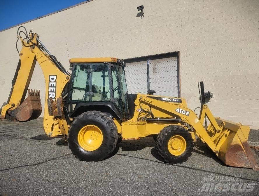 John Deere 410 E Traktorgravere