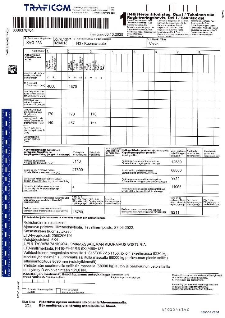 Volvo FH 16 Tømmerbiler