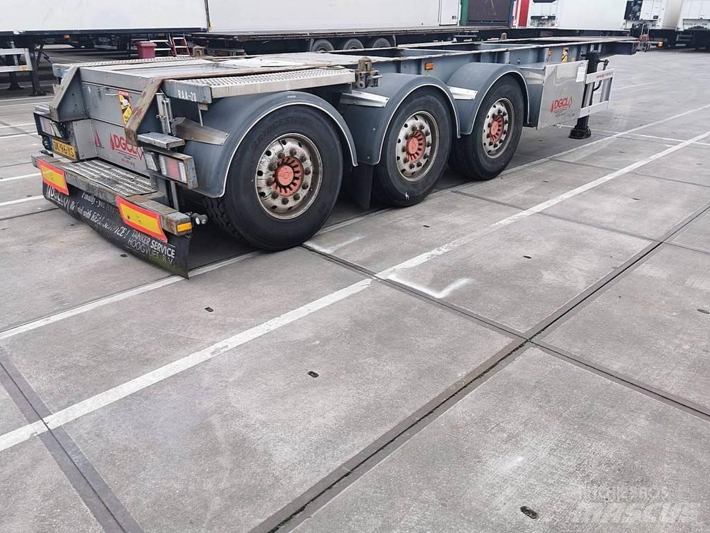 Burg O-3-39 CD Containerchassis Semitrailere