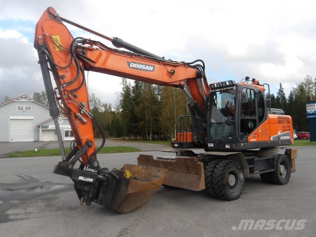 Doosan DX 210 WE Hjulgravere