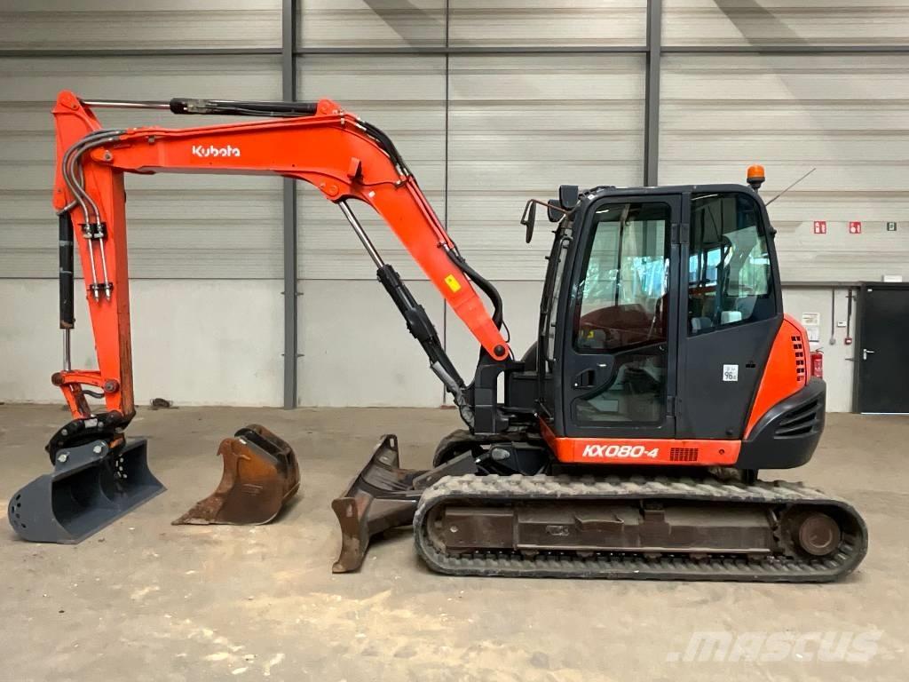Kubota KX 080-4 Midigravere 7 - 12t