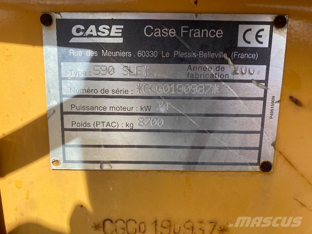 CASE 590 SLE Traktorgravere