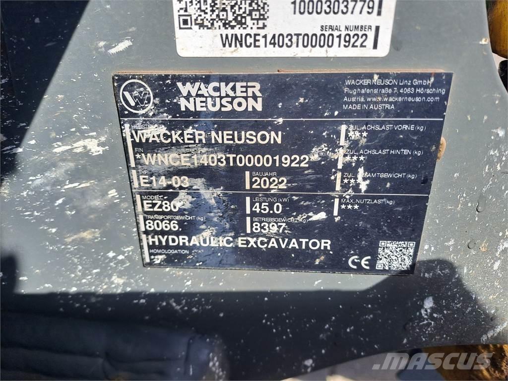 Wacker Neuson EZ80 Beltegraver